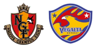 Nagoya vs Vegalta estatísticas | J1 League | 24 Outubro 2020