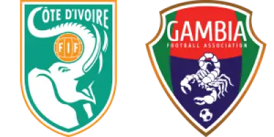 Costa do Marfim Gambia estatísticas | WC Qualification Africa | 24 ...