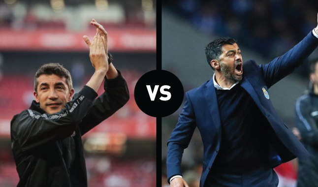 Benfica-FC Porto: Bruno Lage melhor que Sérgio Conceição em duelos com grandes