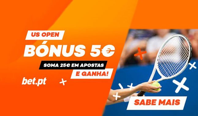 Bónus de 5€ no US Open