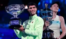 Elena Rybakina e Carlos Alcaraz vencem o Australian Open 2026