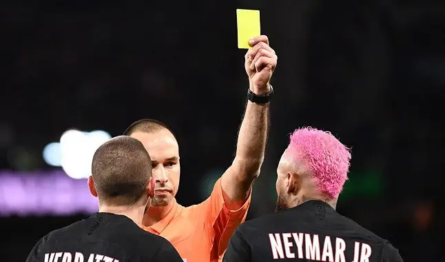 Yellow card betting can be banned