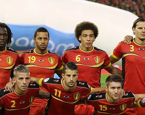 Os jogadores chave da Seleção da Bélgica: Vicent Kompany, Eden Hazard e Romelu Lukaku
