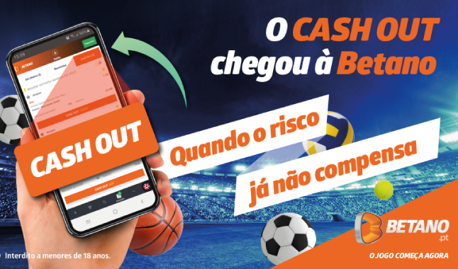 Cashout já disponível na Betano