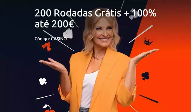 Betano Bónus Casino de 100% até 200€ + 200 rodadas em janeiro 2026