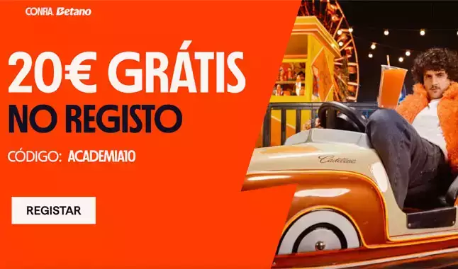 Bónus de Registo na Betano com a Academia