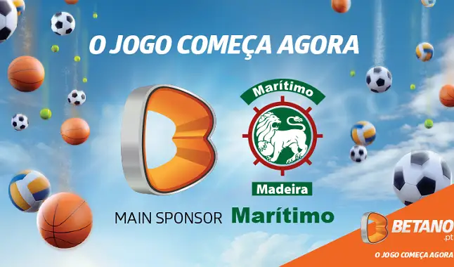 A Betano é o Main Sponsor do CS Marítimo até 2022