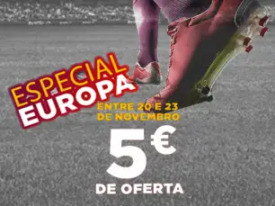 Betclic – 5€ de oferta no Especial Europa
