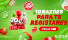 Bónus de registo Placard 2025: aposta grátis de 10€ e 10 freespins