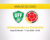 Usbequistão vs Colômbia