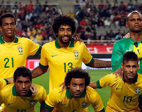 O Brasil de Neymar, Thiago SIlva e Fernandinho