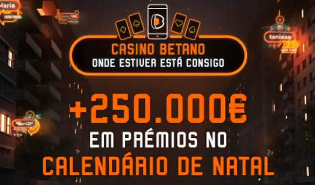 Natal no Casino Betano com mais de 250.000€