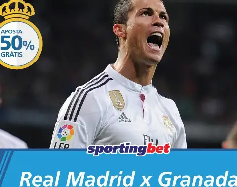 Real Madrid vs Granada: Cristiano Ronaldo marca e tu ganhas uma aposta grátis