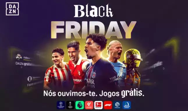 DAZN oferece transmissões gratuitas de futebol e Fórmula 1 esta semana