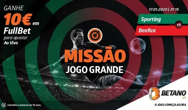 10€ de oferta para o Sporting Benfica
