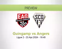Guingamp Angers betting prediction (23 April 2024)