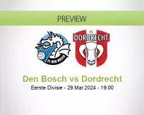 Den Bosch Dordrecht betting prediction (29 March 2024)