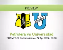 Petrolera Universidad betting prediction (24 April 2024)