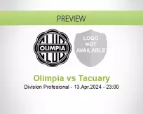 Olimpia Tacuary betting prediction (13 April 2024)