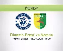 Dinamo Brest Neman betting prediction (26 October 2024)