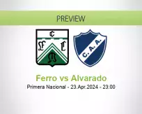 Ferro Alvarado betting prediction (23 April 2024)
