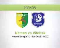 Neman Vitebsk betting prediction (21 April 2024)