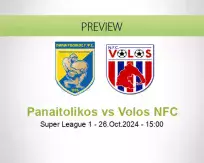 Panaitolikos Volos NFC betting prediction (26 October 2024)