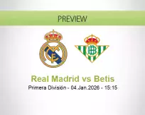 Real Madrid vs Betis