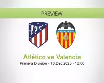 Atlético Valencia betting prediction (13 December 2025)