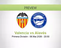 Valencia Alavés betting prediction (08 March 2026)