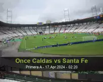 Once Caldas vs Santa Fe