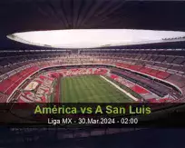 América A San Luis betting prediction (30 March 2024)