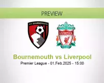 Bournemouth vs Liverpool