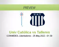 Univ Católica Talleres betting prediction (25 May 2022)