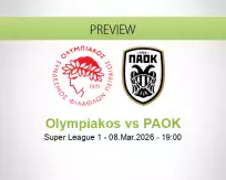 Olympiakos PAOK betting prediction (08 March 2026)