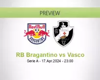 RB Bragantino Vasco betting prediction (17 April 2024)