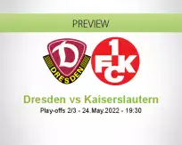 Dresden Kaiserslautern betting prediction (24 May 2022)