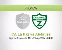 CA La Paz Alebrijes betting prediction (21 April 2024)