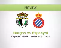 Burgos Espanyol betting prediction (29 March 2024)
