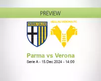 Parma Verona betting prediction (15 December 2024)