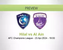Hilal Al Ain betting prediction (23 April 2024)