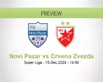 Novi Pazar Crvena Zvezda betting prediction (15 December 2024)