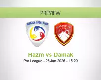 Hazm vs Damak
