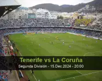 Tenerife La Coruña betting prediction (15 December 2024)