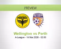 Wellington Perth betting prediction (14 March 2026)