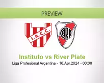 Instituto River Plate betting prediction (16 April 2024)