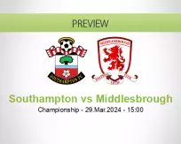 Southampton Middlesbrough betting prediction (29 March 2024)