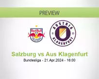 Salzburg Aus Klagenfurt betting prediction (21 April 2024)