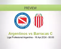 Argentinos Barracas C betting prediction (16 April 2024)