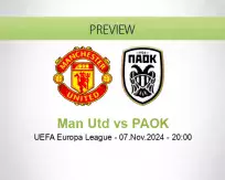 Man Utd vs PAOK